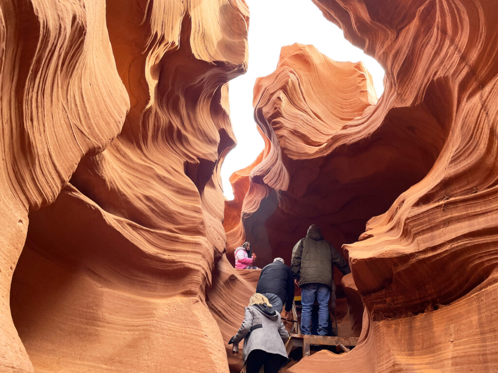 Hikers in the grand canyon