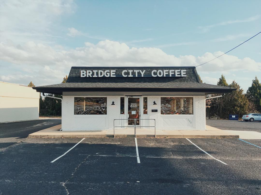 A photograph of a coffee shop in South Carolina
