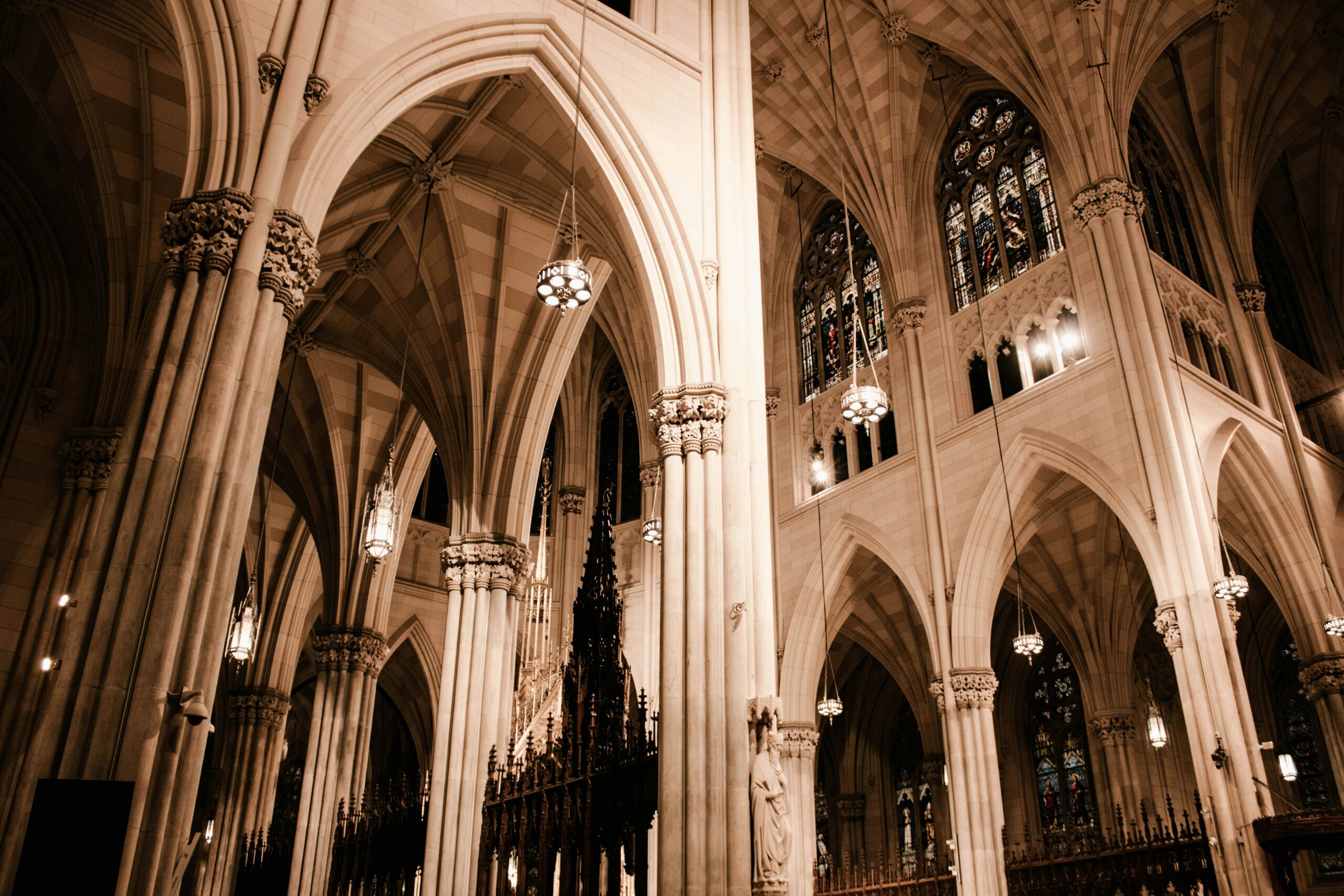 An image of the inside of St. Patrick's Cathedral, New York, United States